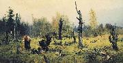 Vasily Polenov Burnt Forest painting